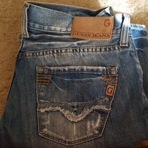 Distressed Guess jeans
